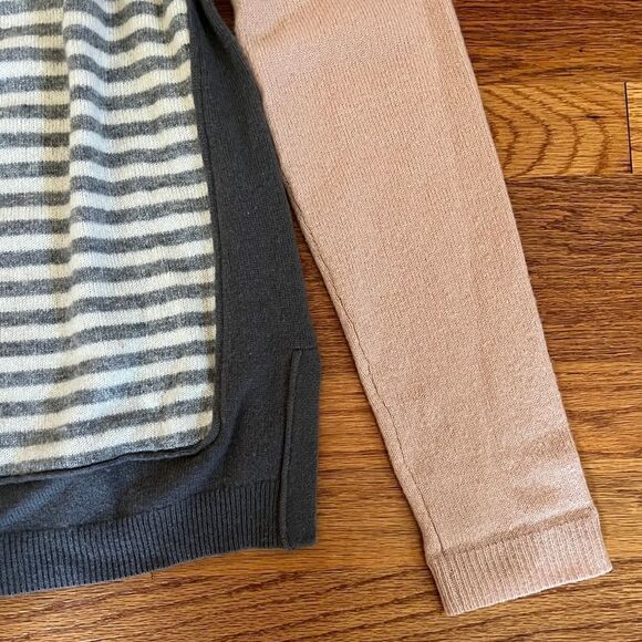 LOMA Cashmere Stripe Crewneck Sweater | Size M - Picture 7 of 10